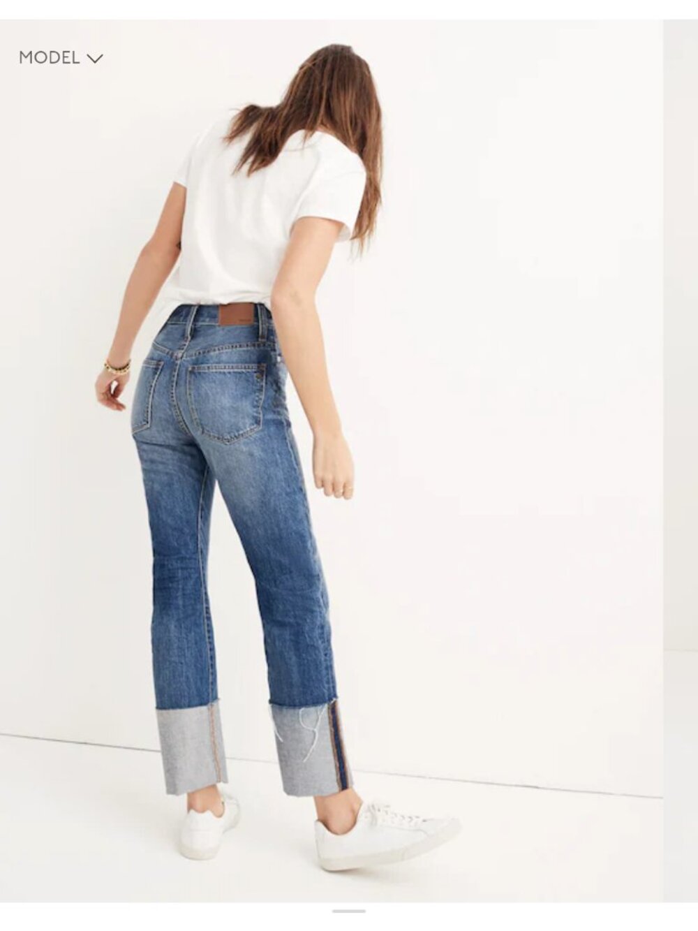 Rigid Straight Crop Jeans: Tall Cuff Edition